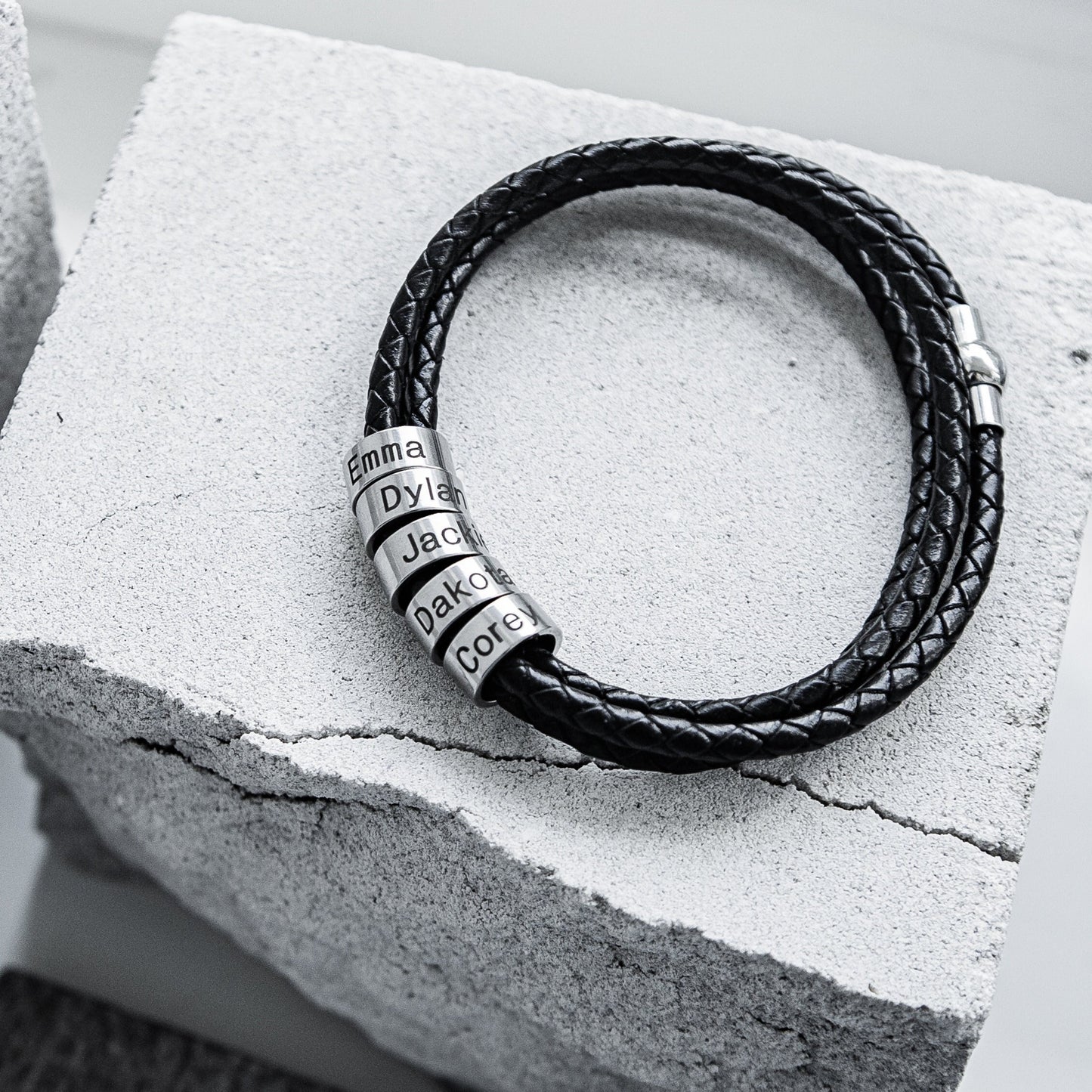 Leather Bracelet_ Custom Couple_yy