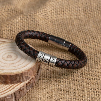 Leather Bracelet_ Custom Couple_yy