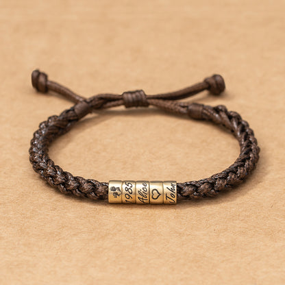 Leather Bracelet_ Custom Couple_yy